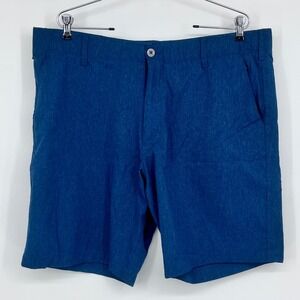 SWISS+TECH Mens Shorts Size 40 Navy Performance Flat Front Stretch Outdoor